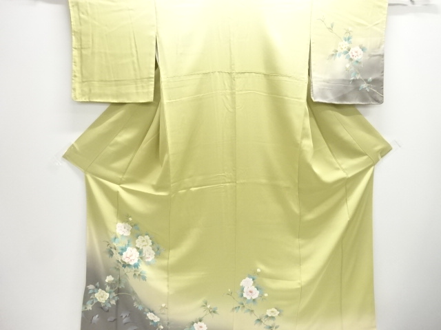 JAPANESE KIMONO / HOMONGI / BRANCH FLOWER